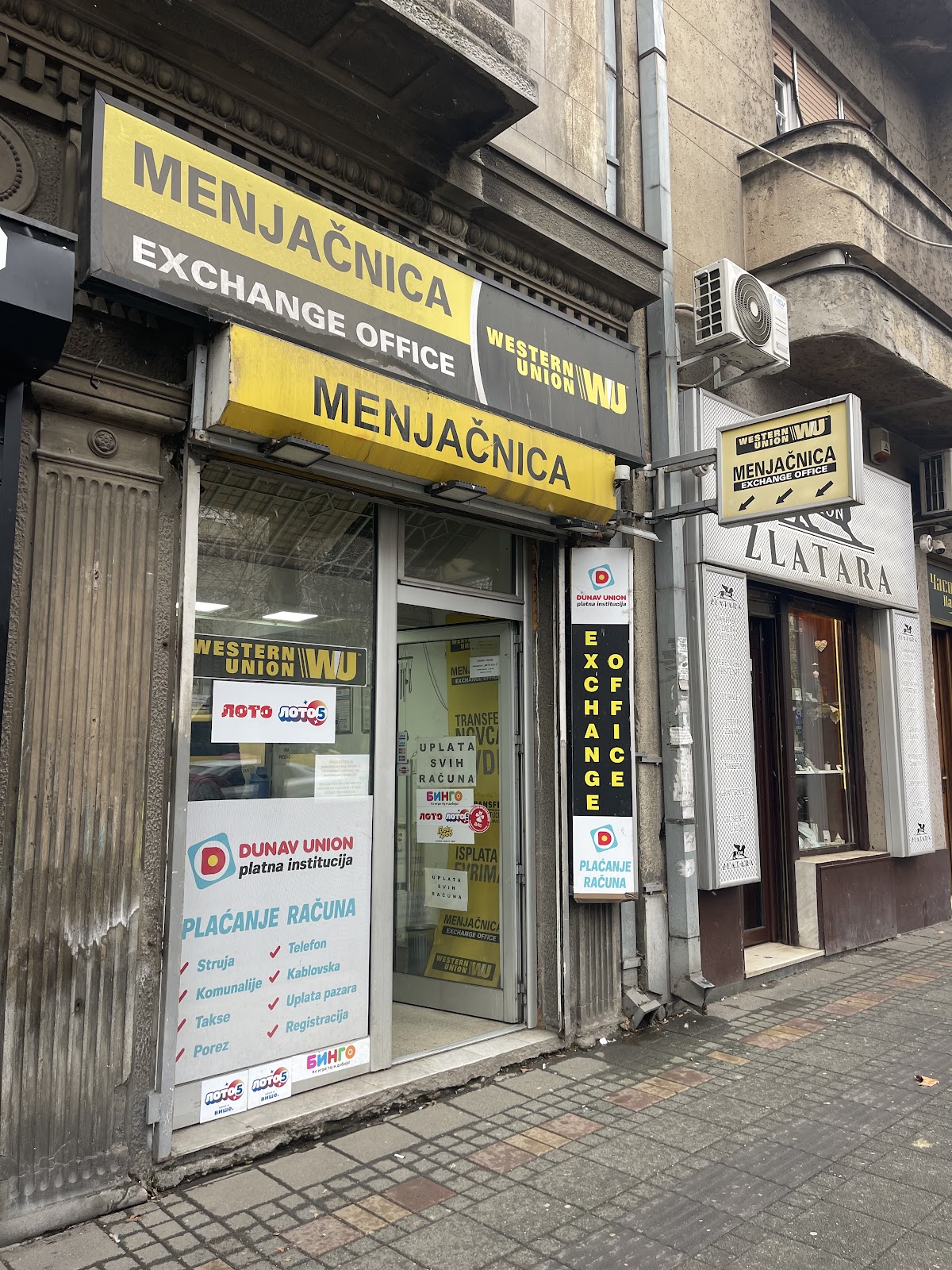 Izlog — ГОРДАНА АПОСТОЛОВИЋ ПР САМОСТАЛНА МЕЊАЧНИЦА АПА БЕОГРАД (ЗВЕЗДАРА), Београд, Звездара