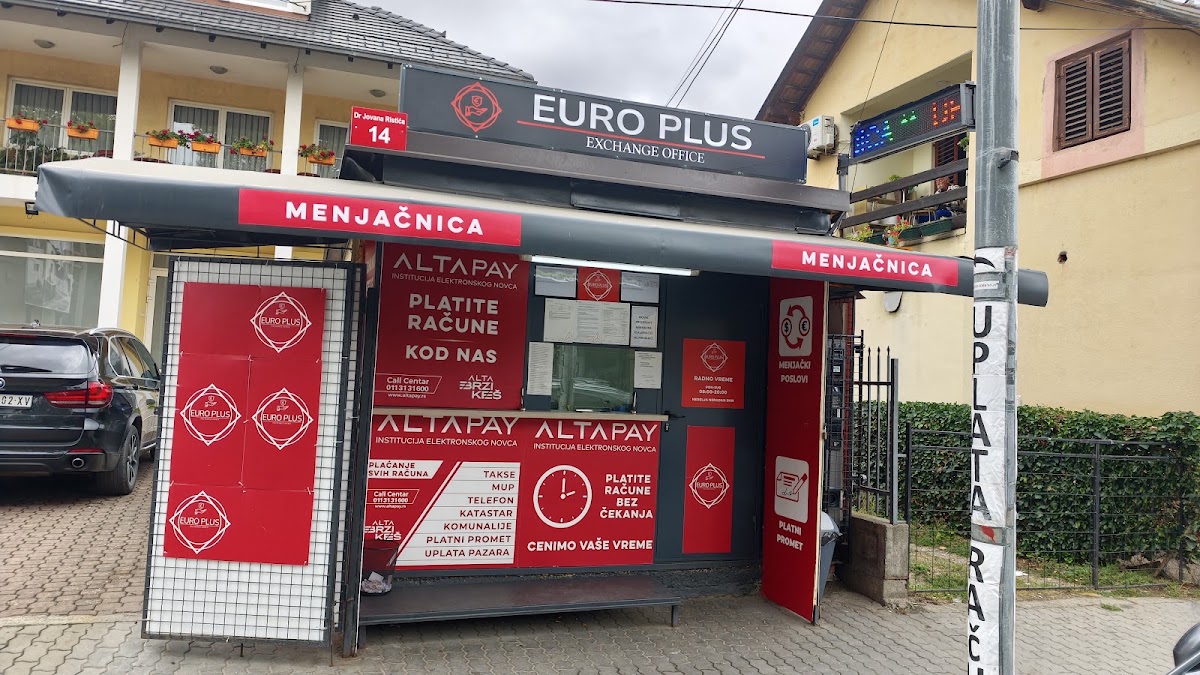 Izlog — КРСТО ГОГИЋ ПРЕДУЗЕТНИК МЕЊАЧНИЦА "EURO PLUS" КРАГУЈЕВАЦ, Крагујевац