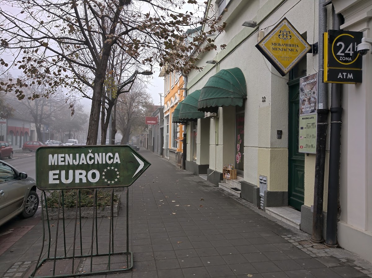 Izlog — Мењачница "EURO", Сремска Митровица