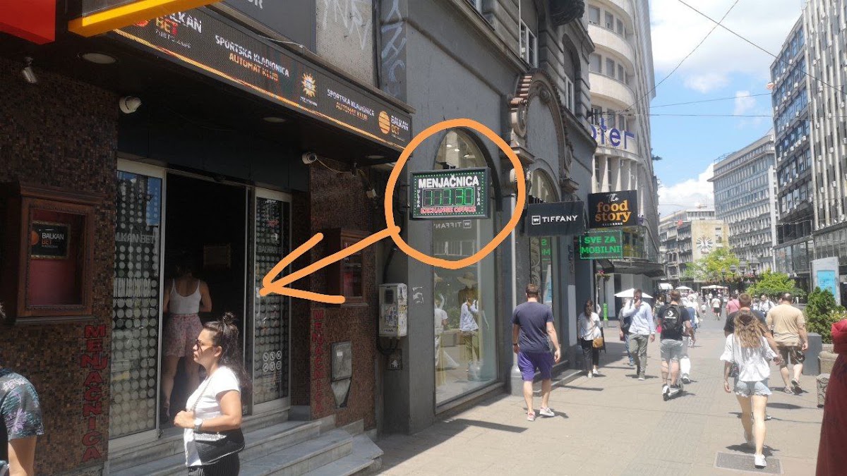 Izlog — ПРИВРЕДНО ДРУШТВО ЗА ТРГОВИНУ И УСЛУГЕ "ULTRA EXCHANGE" ДОО БЕОГРАД-СТАРИ ГРАД, Београд-Стари Град