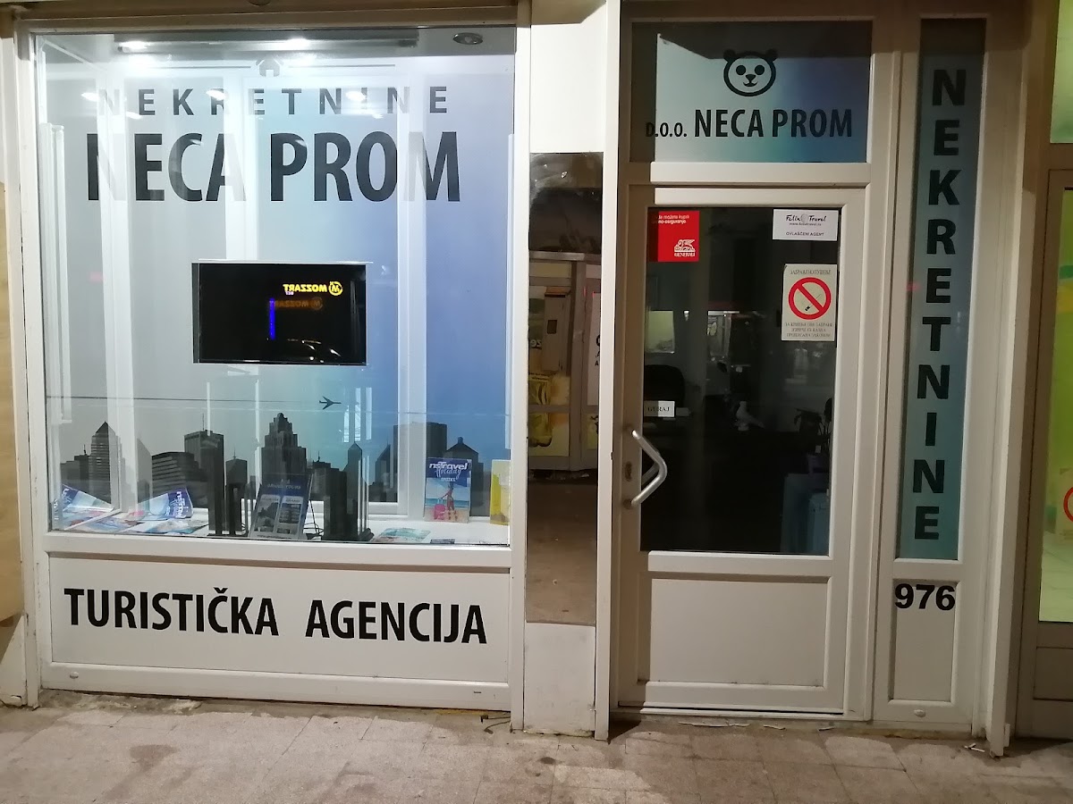 Izlog — "NECA - PROM" - Д.О.О. за промет и услуге, Сокобања